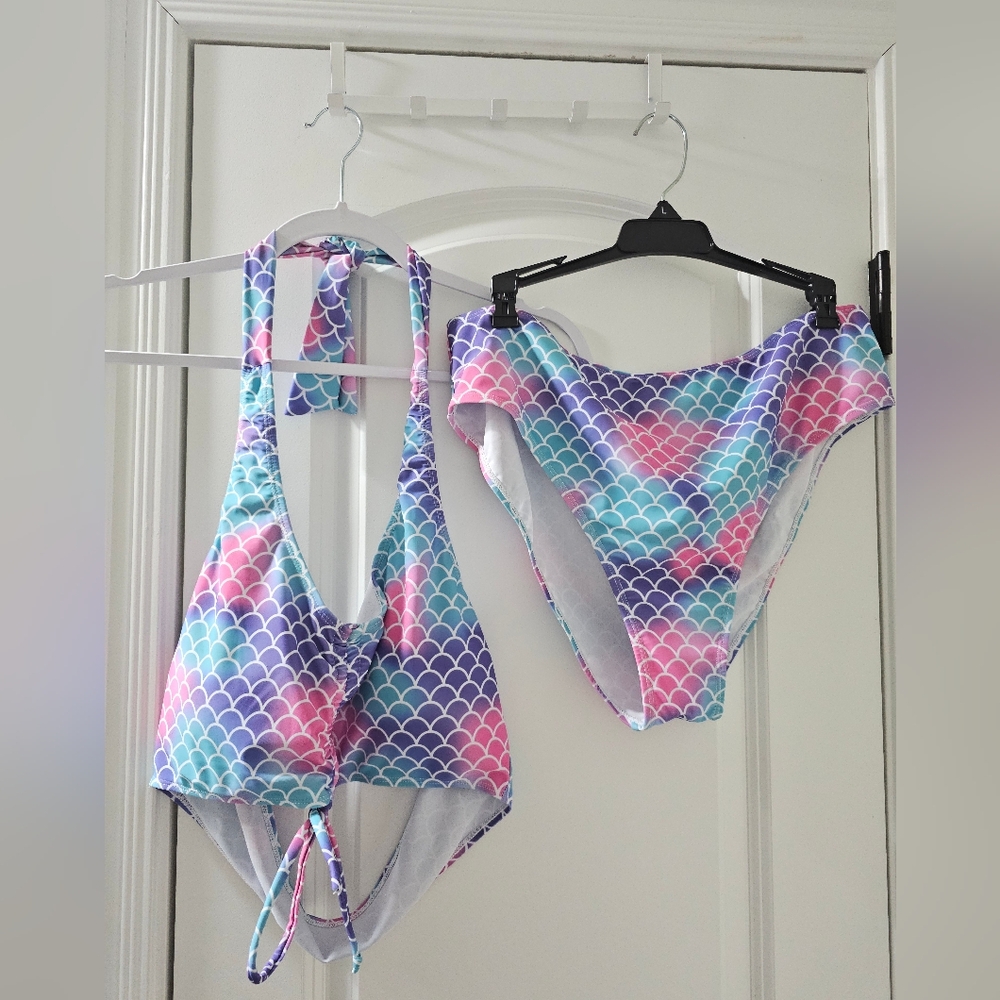 Halter Neck Tie Bikini Size 16 (2XL)